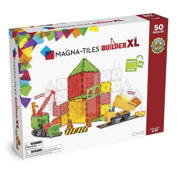MAGNA-TILES Μαγνητικά Τουβλάκια Magna-Tiles Μαγνητικό παιχνίδι 50 κομματιών Builder XL