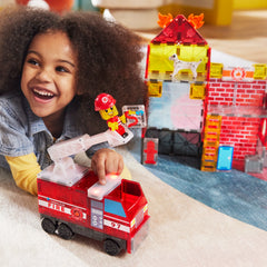 MAGNA-TILES Μαγνητικά Τουβλάκια MAGNA-TILES Μαγνητικό Παιχνίδι 50 κομματιών Fire Station