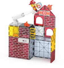 MAGNA-TILES Μαγνητικά Τουβλάκια MAGNA-TILES Μαγνητικό Παιχνίδι 50 κομματιών Fire Station