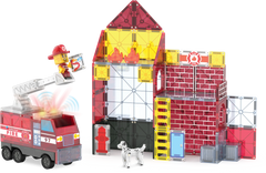 MAGNA-TILES Μαγνητικά Τουβλάκια MAGNA-TILES Μαγνητικό Παιχνίδι 50 κομματιών Fire Station
