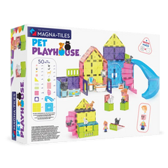 MAGNA-TILES Μαγνητικά Τουβλάκια MAGNA-TILES Μαγνητικό Παιχνίδι 50 κομματιών Pet Playhouse
