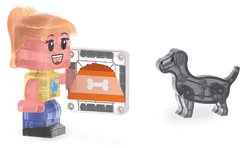 MAGNA-TILES Μαγνητικά Τουβλάκια MAGNA-TILES Μαγνητικό Παιχνίδι 50 κομματιών Pet Playhouse