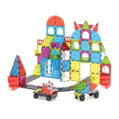 MAGNA-TILES Μαγνητικά Τουβλάκια MAGNA-TILES City Center 110 Τεμάχια – Μαγνητικά Πλακίδια STEM για Πόλη