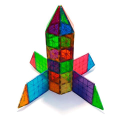 MAGNA-TILES Μαγνητικά Τουβλάκια Magna-Tiles Μαγνητικά Πλακίδια  Clear Colors 100τμχ