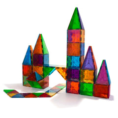 MAGNA-TILES Μαγνητικά Τουβλάκια Magna-Tiles Μαγνητικά Πλακίδια  Clear Colors 100τμχ