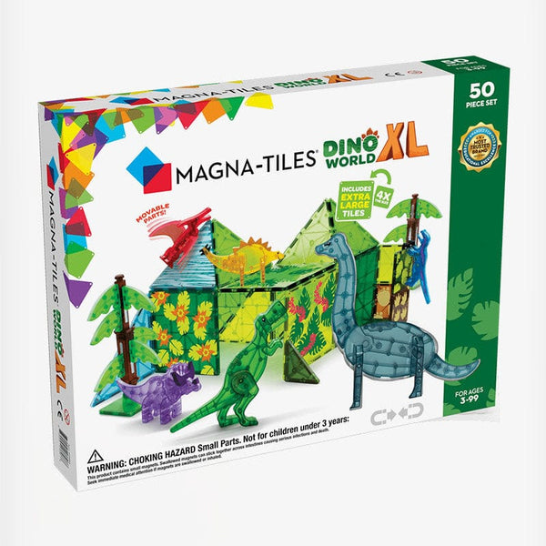 MAGNA-TILES Μαγνητικά Τουβλάκια Magna-Tiles Μαγνητικό Παιχνίδι Dino World XL 50 κομματιών