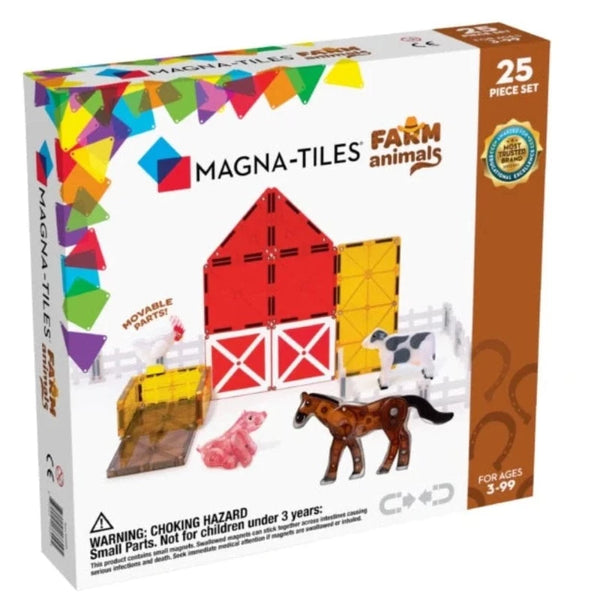 MAGNA-TILES Μαγνητικά Τουβλάκια Magna Tiles Μαγνητικό Παιχνίδι Farm Animals 3+ Ετών