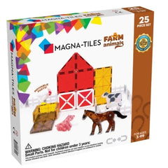 MAGNA-TILES Μαγνητικά Τουβλάκια Magna Tiles Μαγνητικό Παιχνίδι Farm Animals 3+ Ετών