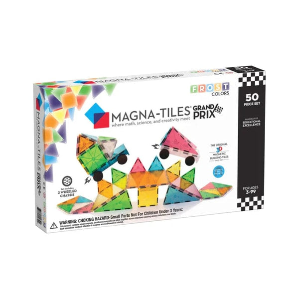 MAGNA-TILES Μαγνητικά Τουβλάκια Magna-Tiles Μαγνητικό παιχνίδι Frost 50-Piece Grand Prix Set
