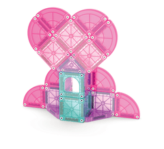 MAGNA-TILES Μαγνητικά Τουβλάκια MAGNA-TILES microMAGS Heart to Heart Travel Set 26 Τεμάχια – Μικρά Μαγνητικά Πλακίδια STEM Ταξιδιού
