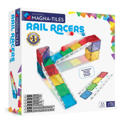 MAGNA-TILES Μαγνητικά Τουβλάκια MAGNA-TILES Rail Racers 33 Set