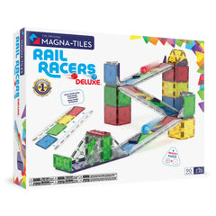 MAGNA-TILES Μαγνητικά Τουβλάκια MAGNA-TILES Rail Racers DLX 90 Set