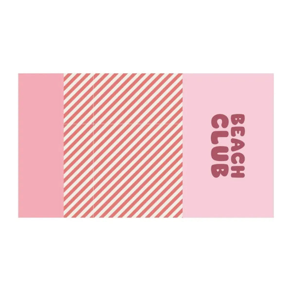 Monnëka πετσέτα θαλάσσης Πετσέτα Θαλάσσης 160x90cm Stripes Bloom&Blush – Monnëka