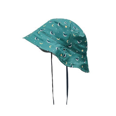 Monnëka καπελο 6-18M (46-49 CM) Καπέλο Διπλής Όψης Teal Whale – Monnëka