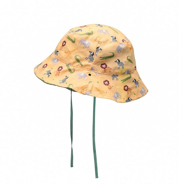 Monnëka καπελο 6-18M (46-49 CM) Καπέλο Διπλής Όψης Wild Animals – Monnëka