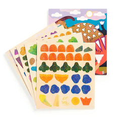 MUDPUPPY Ζωγραφική - Καλλιτεχνικά - Παζλ MUDPUPPY. Σετ δραστηριοτήτων με αυτοκόλλητα λάμψης και αφίσα Δεινόσαυροι