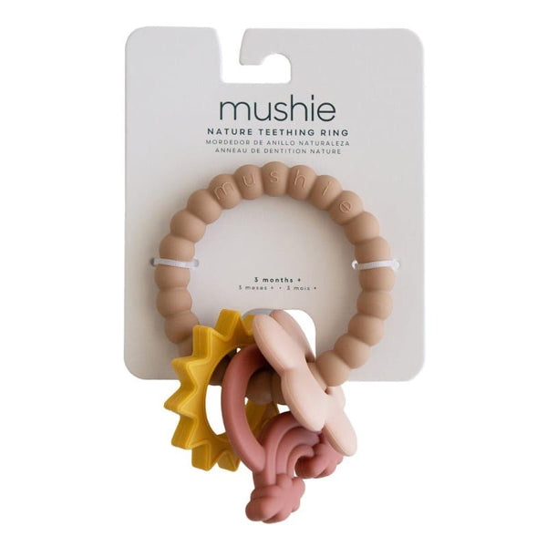 Mushie Μασητικά & Είδη Οδοντοφυΐας Κρίκος με Μασητικά Παιχνιδάκια Nature – Mushie
