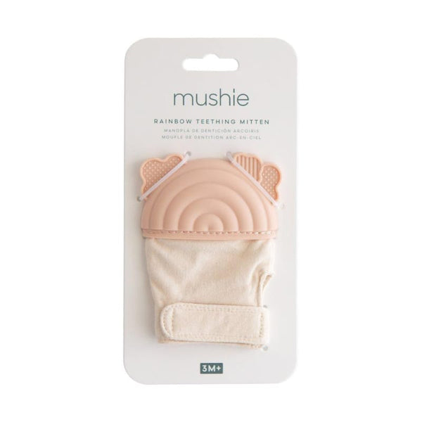 Mushie Μασητικά & Είδη Οδοντοφυΐας Γαντάκι με Μασητικό Παιχνίδι Rainbow – Mushie