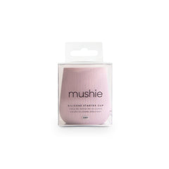 Mushie Βρεφικά & Παιδικά Ποτηράκια Ποτηράκι Σιλικόνης με Ανάγλυφο Σχέδιο Soft Lilac – Mushie