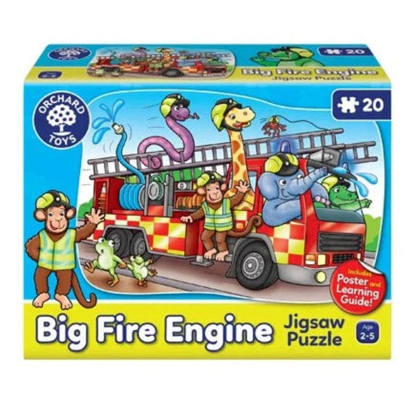 Orchard Toys Ζωγραφική - Καλλιτεχνικά - Παζλ Orchard Toys "Μεγάλο πυροσβεστικό με ζώα" Παζλ- Ηλικίες 2+ ετών