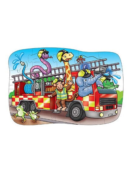 Orchard Toys Ζωγραφική - Καλλιτεχνικά - Παζλ Orchard Toys "Μεγάλο πυροσβεστικό με ζώα" Παζλ- Ηλικίες 2+ ετών