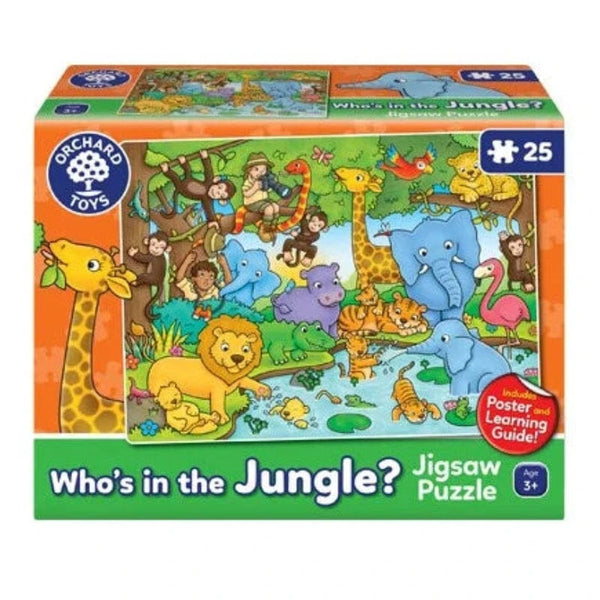 Orchard Toys Ζωγραφική - Καλλιτεχνικά - Παζλ Orchard Toys "Ποιος είναι στη ζούγκλα;" Παζλ Ηλικίες 3+ ετών