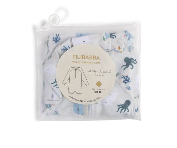 PICK A BOO μαγιό Filibabba Μαγιό UV LS villads Christian's Whale Tales
