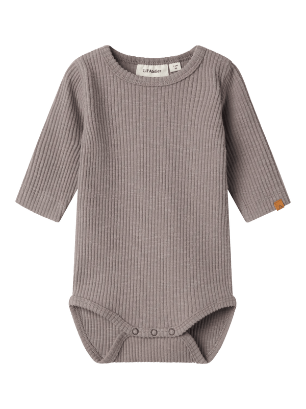 PICK A BOO Βρεφικά Φορμάκια 56 Lil' Atelier Φορμάκι μακριμάνικο Silent Storm