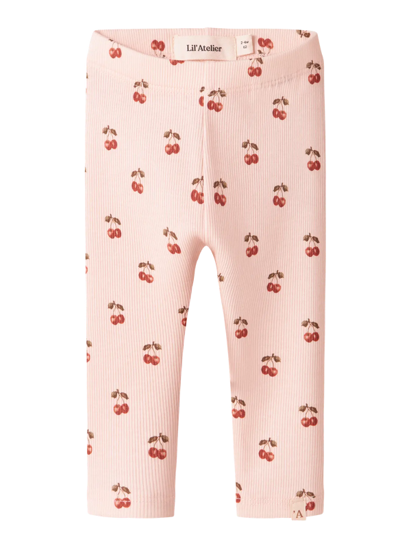 PICK A BOO 1-2M (56 CM) Lil' Atelier Βρεφικό κολάν Silver Peony CHERRY