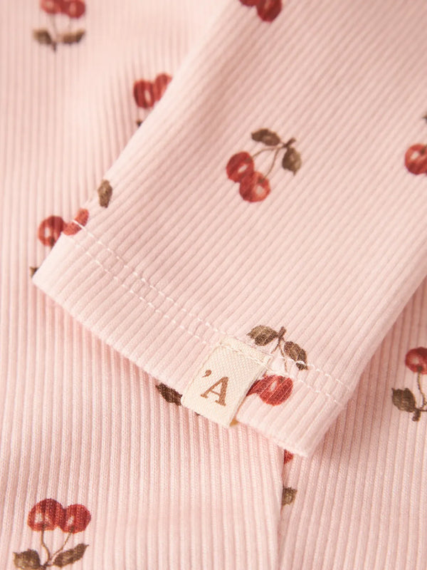 PICK A BOO Lil' Atelier Βρεφικό κολάν Silver Peony CHERRY