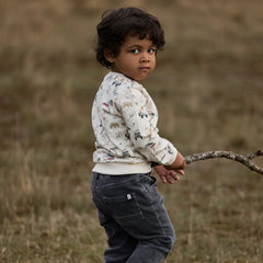 PICK A BOO LITTLE DUTCH. Παντελονάκι Denim Grey