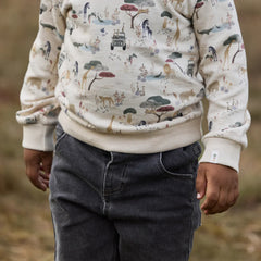 PICK A BOO LITTLE DUTCH. Παντελονάκι Denim Grey