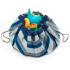 PLAY&GO Στρωματάκια Παιχνιδιού PLAY&GO. Χαλάκι παιχνιδιού - τσάντα 2 σε 1. Outdoor Blue/Green Stripes