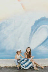 PLAY&GO Στρωματάκια Παιχνιδιού PLAY&GO. Χαλάκι παιχνιδιού - τσάντα 2 σε 1. Outdoor Blue/Green Stripes