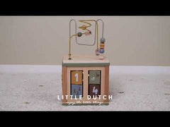 Little Dutch Wooden activity cube with specification Little Farm LD7131