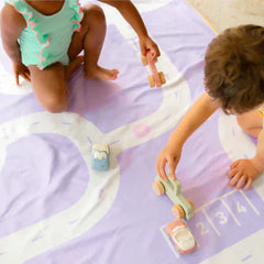 Quut πετσέτα θαλάσσης Quut. Πετσέτα με μικροΐνες Αυτοκινητόδρομος 140x70 εκ.