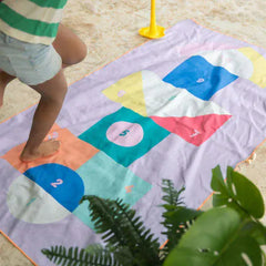 Quut πετσέτα θαλάσσης Quut. Πετσέτα με μικροΐνες Κουτσό 180x100 εκ.