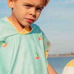 Quut Poncho Quut. Παιδικό πόντσο Καραβάκια Banana Blue