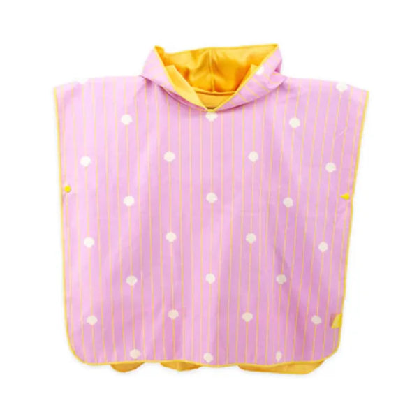 Quut Poncho Quut. Παιδικό πόντσο Κοχύλια Banana Pink
