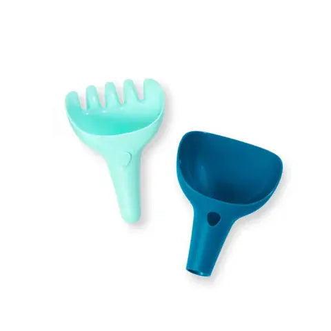 Quut Παιχνίδια θαλάσσης Quut. Τσουγκράνα - Φτυαράκι Ocean (μπλε-γαλάζιο)