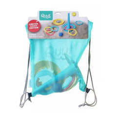 Quut Παιχνίδια θαλάσσης Quut. Σετ παιχνιδιου σε τσάντα παραλίας με πολυεργαλείο, κρίκους και μαγικό σχήμα