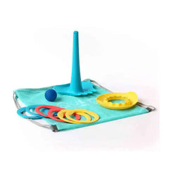 Quut Παιχνίδια θαλάσσης Quut. Σετ παιχνιδιου σε τσάντα παραλίας με πολυεργαλείο, κρίκους και μαγικό σχήμα