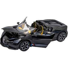 Re.el Toys Αυτοκίνητάκια Bugatti Mistral Μαύρη – Μεταλλικό Αυτοκίνητο Κλίμακας 1:24