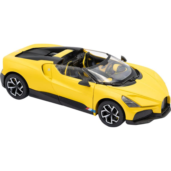 Re.el Toys Αυτοκίνητάκια Bugatti Mistral Κίτρινη – Μεταλλικό Αυτοκίνητο Κλίμακας 1:24