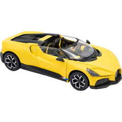 Re.el Toys Αυτοκίνητάκια Bugatti Mistral Κίτρινη – Μεταλλικό Αυτοκίνητο Κλίμακας 1:24