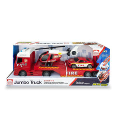Re.el Toys Αυτοκίνητάκια Νταλίκα πυροσβεστικής Jumbo Truck - Pompieri