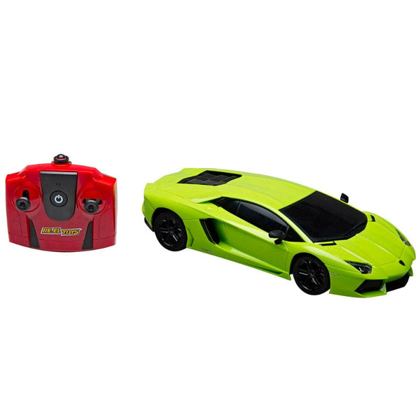 Re.el Toys Αυτοκίνητάκια Lamborghini Aventador Coupe - Green - Scale 1:24
