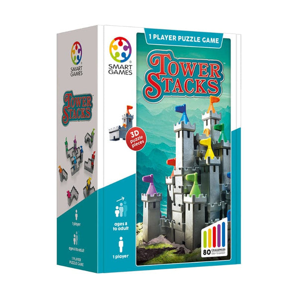 Smartgames Επιτραπέζια Παιχνίδια Smartgames Επιτραπέζιο Tower Stacks (80 challenges)