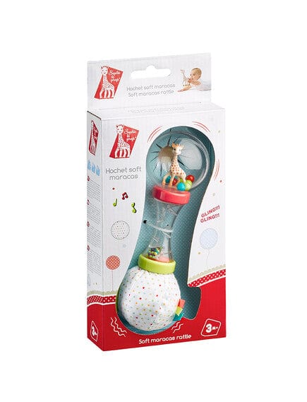 Sophie La Girafe Κουδουνίστρες Σόφι μαλακή μαράκα κουδουνίστρα