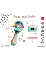 Sophie La Girafe Κουδουνίστρες Σόφι καμηλοπάρδαλη Ηλεκτρονική - μουσική κουδουνίστρα μαράκα με ανιχνευτή κίνησης Shake Shake Shake!!!